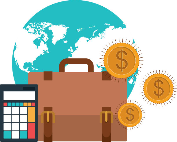 设置图标手提箱商人在白色图片下载