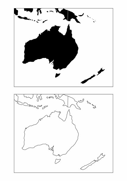 大洋洲地图图片下载