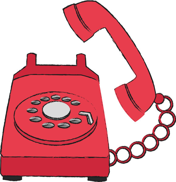 老式电话孤立图片下载