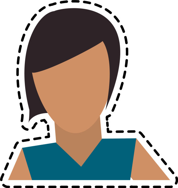 女人卡通图标图片下载