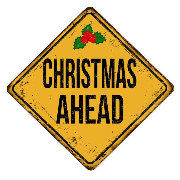 陈旧生锈的金属标志即将迎来圣诞节图片下载