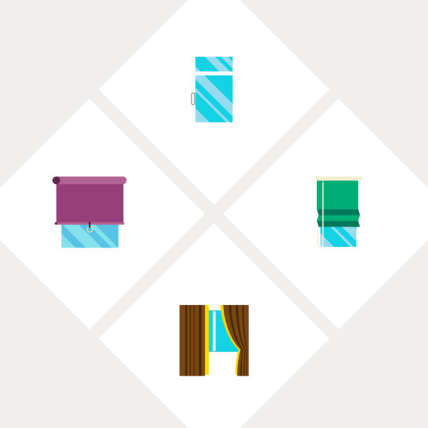 图标平面框架套玻璃阳台和玻璃图片下载