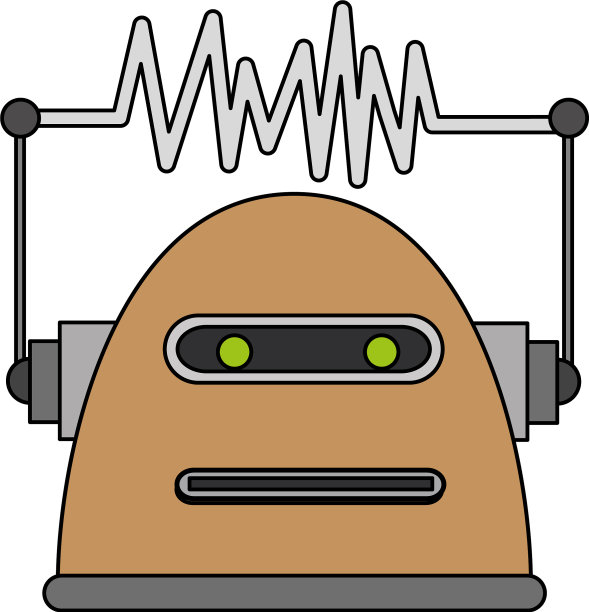 卡通可爱的机器人图片下载