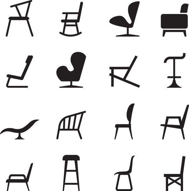 椅子上的图标图片下载
