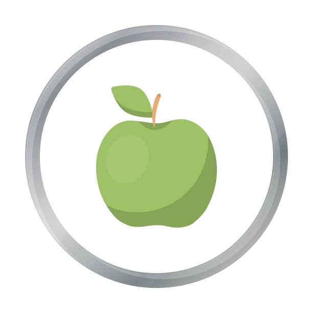 苹果图标卡通水果图标图片下载