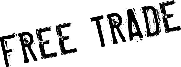自由贸易橡皮图章图片下载