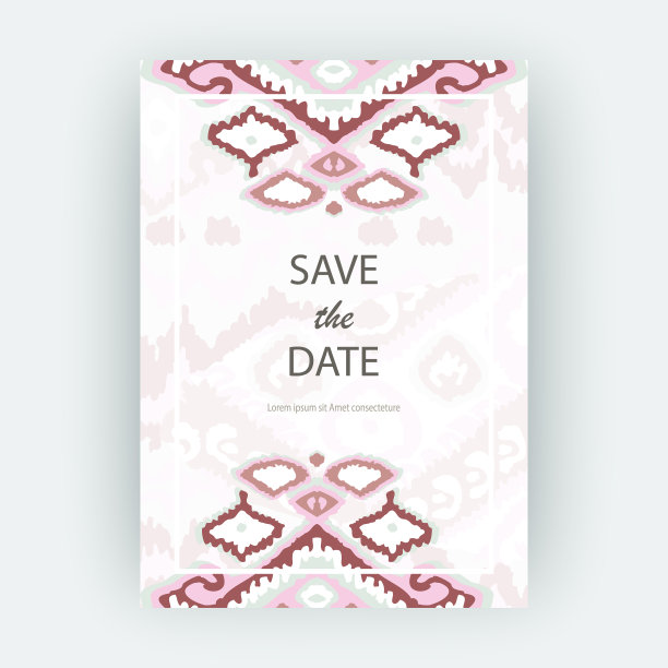 设卡民族波希米亚阿拉伯花纹之字形图片下载