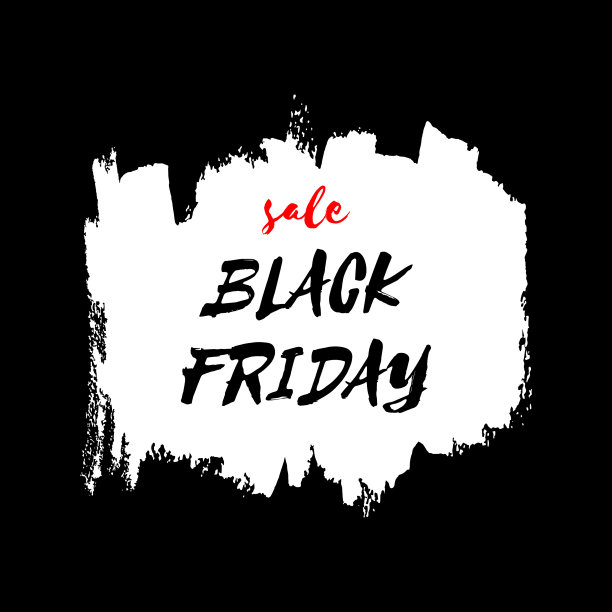 黑色星期五销售水彩纹理背景图片下载