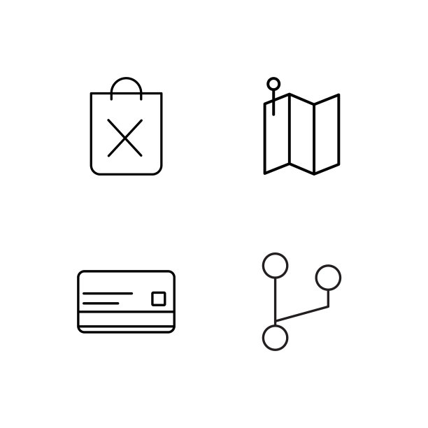 业务简单概述图标集图片下载