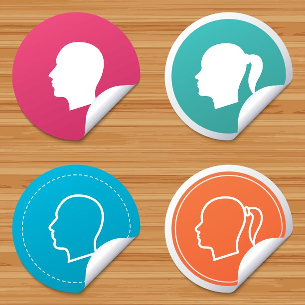 头像男性和女性人类符号图片下载