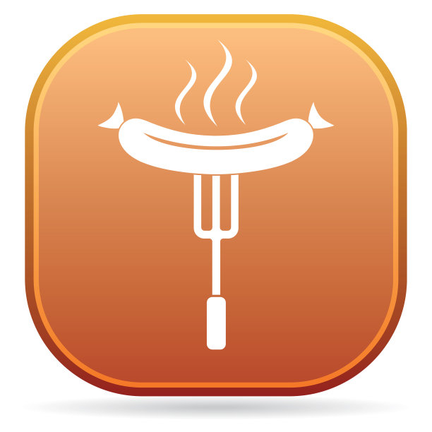 烧烤香肠图标图片下载