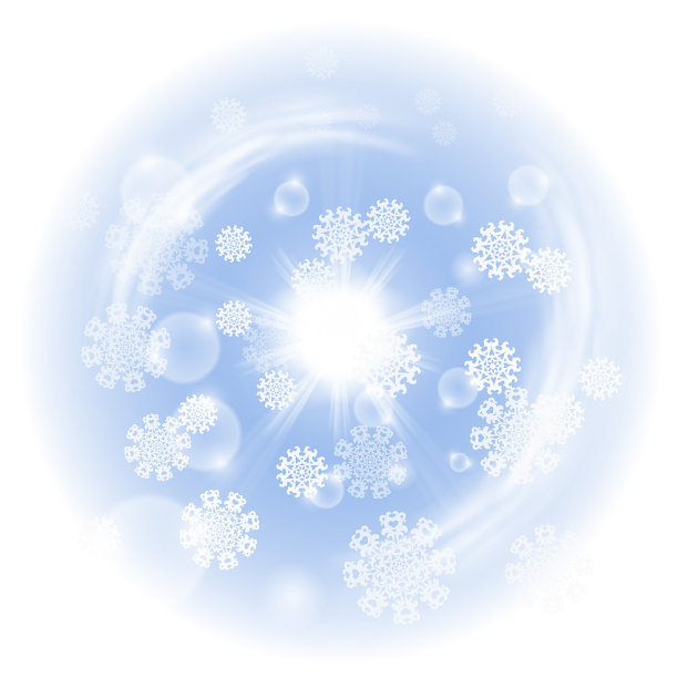 冬日晴天背景图片下载