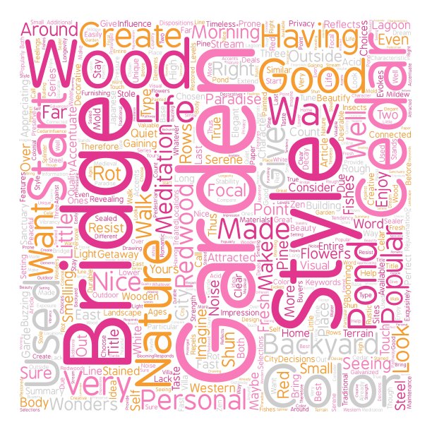 美化您的花园与桥梁的文本背景图片下载