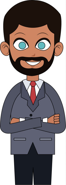 商人卡通图标图片下载