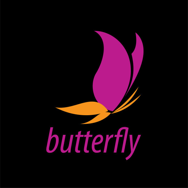 蝴蝶标志图片下载