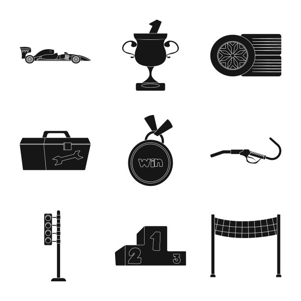 汽车和拉力赛标志的设计收集图片下载