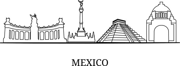 景观城市轮廓图片下载