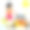 洗车女孩平式彩色卡通图片下载