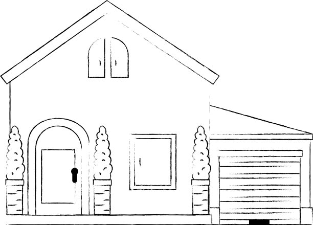 房子的正面很漂亮图片下载