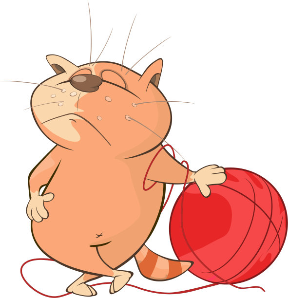 可爱的猫卡通人物图片下载