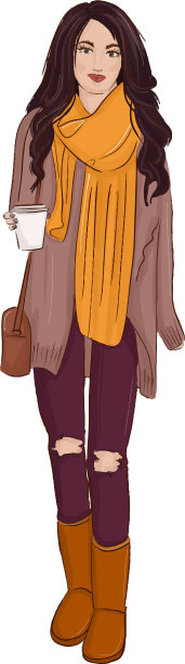 时尚秋风海报图片下载