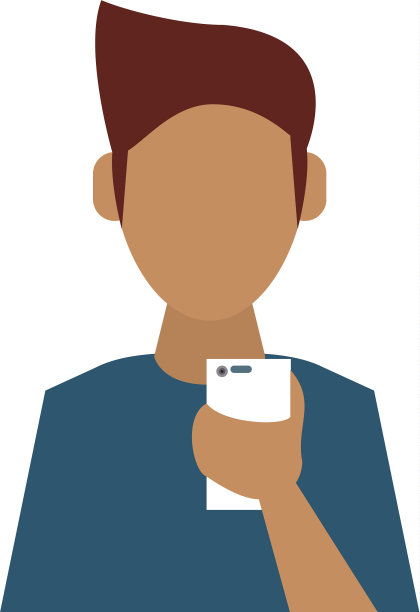 使用手机图标图像的人图片下载