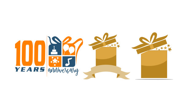 礼盒丝带周年纪念套装图片下载