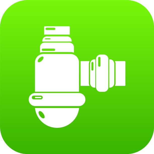 污水虹吸图标为绿色图片下载