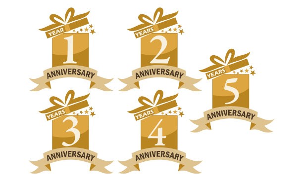 周年纪念彩带礼盒图片下载