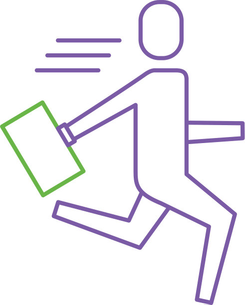 商人经营公文包的成功图片下载