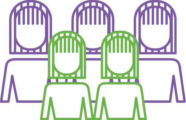 肖像商务人士的团队合作伙伴关系图片下载