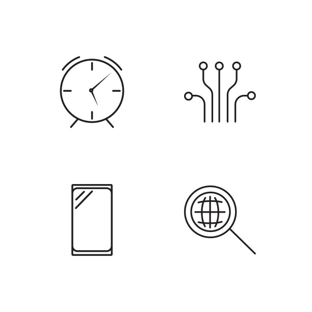 业务简单概述图标集图片下载