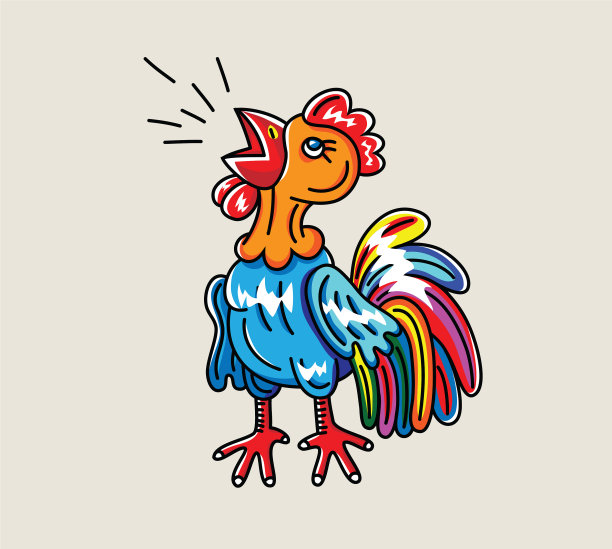 公鸡卡通图片下载