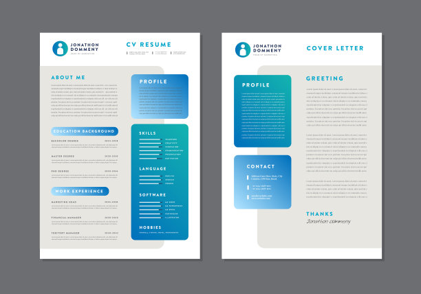 简历简历模板设计图片下载