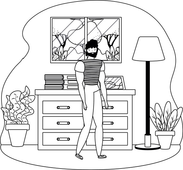 孤立的化身人设计图片下载