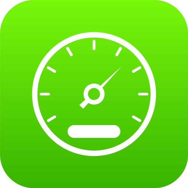 速度计图标数字绿色图片下载