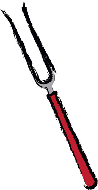 烧烤叉工具烹饪厨房图标图片下载