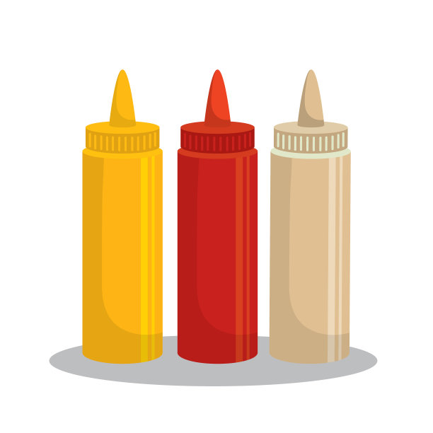 酱汁设定瓶子图标图片下载