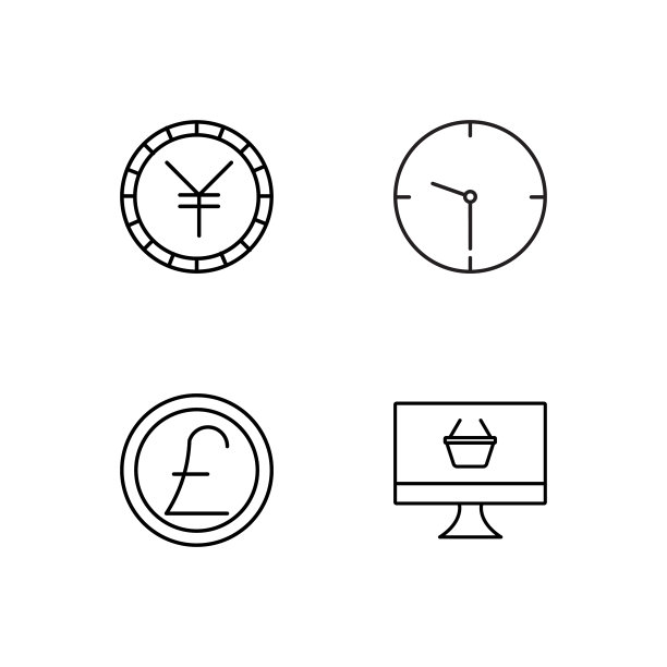 业务简单概述图标集图片下载