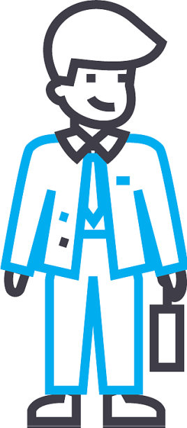 城市风格服装细线笔触图标图片下载