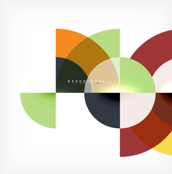 现代圆抽象背景图片下载