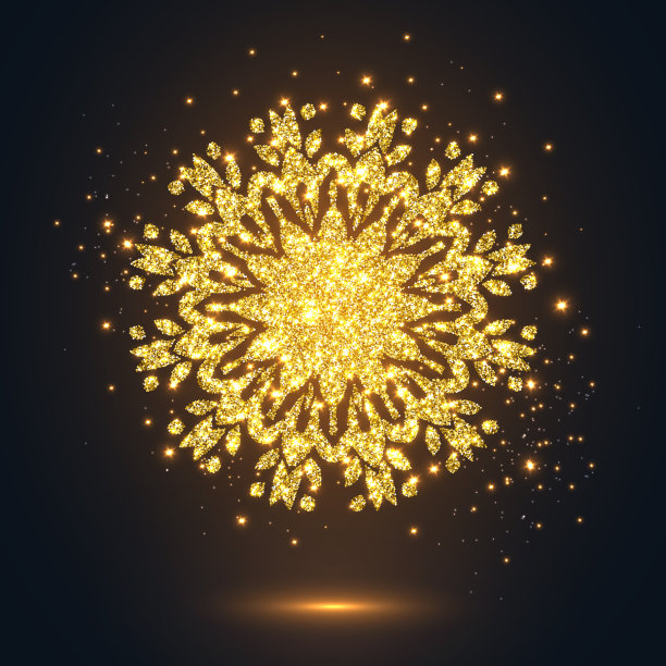 闪闪发光的装饰曼荼罗图片下载