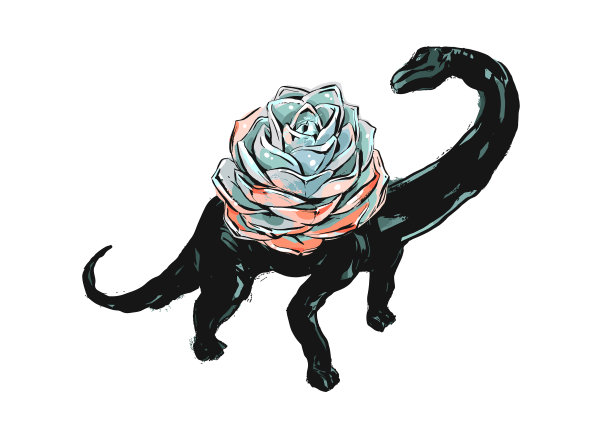 手绘抽象水墨毛笔图片下载