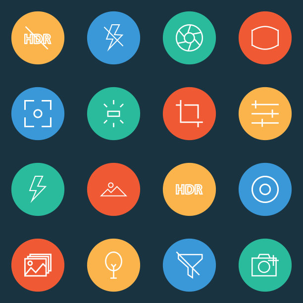 图像图标线条样式设置与圆靶图像图片下载