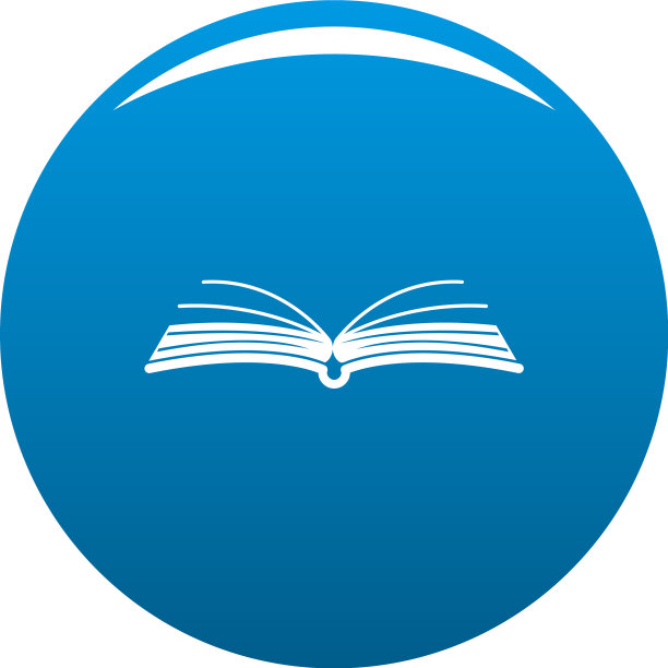 书籍文学图标蓝色图片下载