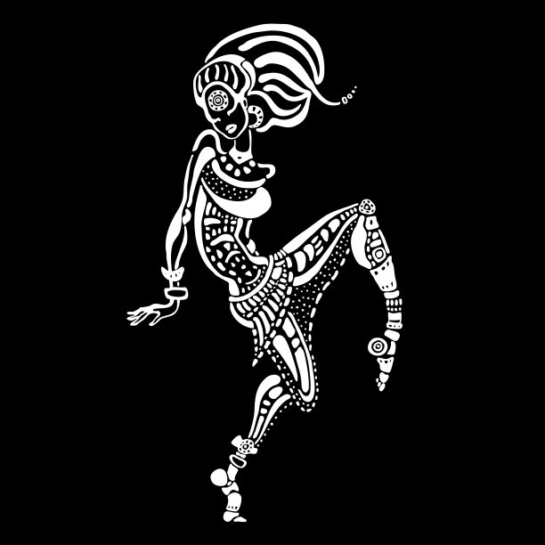 非洲妇女的民族风格图片下载