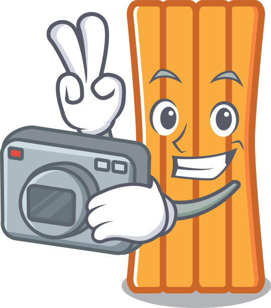 摄影师气垫吉祥物卡通图片下载