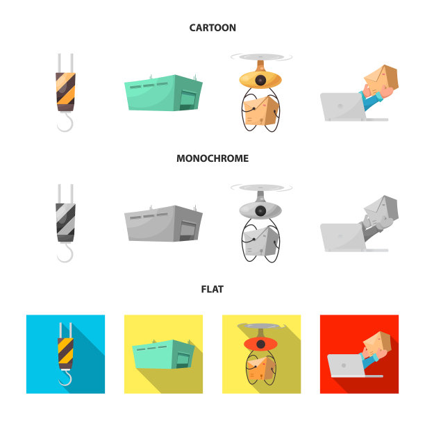 货物的设计和货物标志的设置图片下载