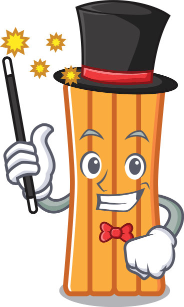 魔术师充气床垫吉祥物卡通图片下载