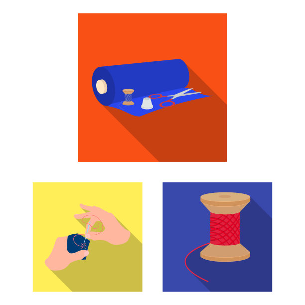 工作室和设备平面图标集合图片下载